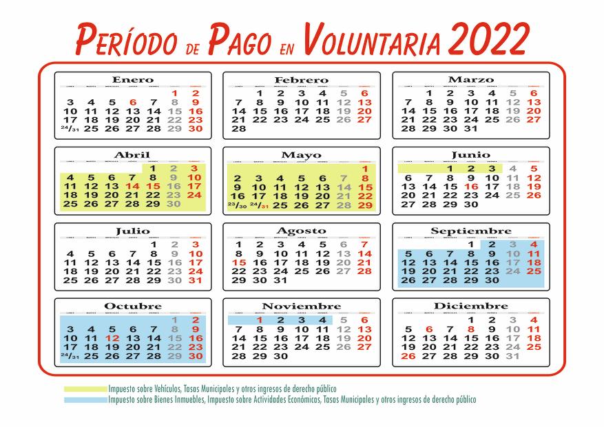 Este es el calendario de los tributos gestionados por la Diputación de Ciudad Real