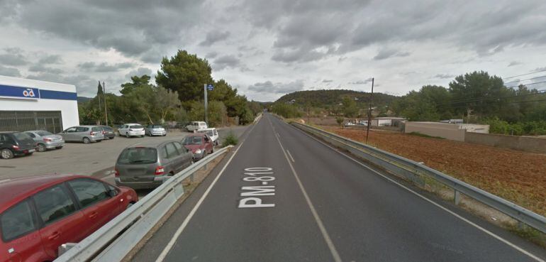 Imagen de la carretera de Sant Carles