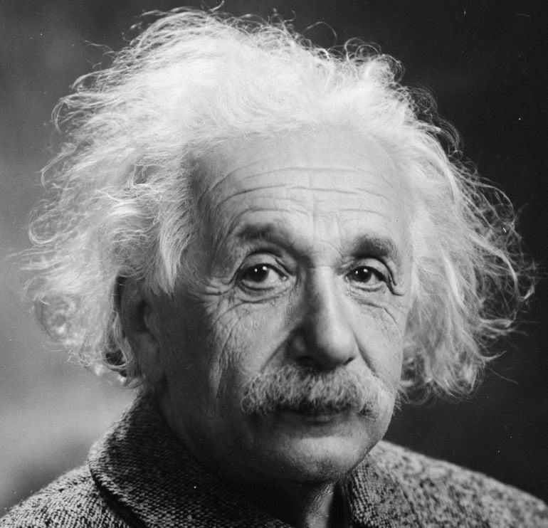 Imagen del científico Albert Einstein en su madurez.