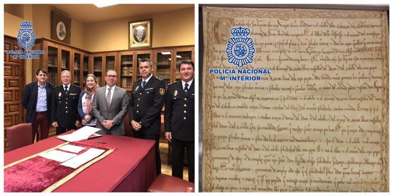 El Archivo Histórico recupera tres pergaminos hallados por un anticuario en el altillo de una casa de Murcia