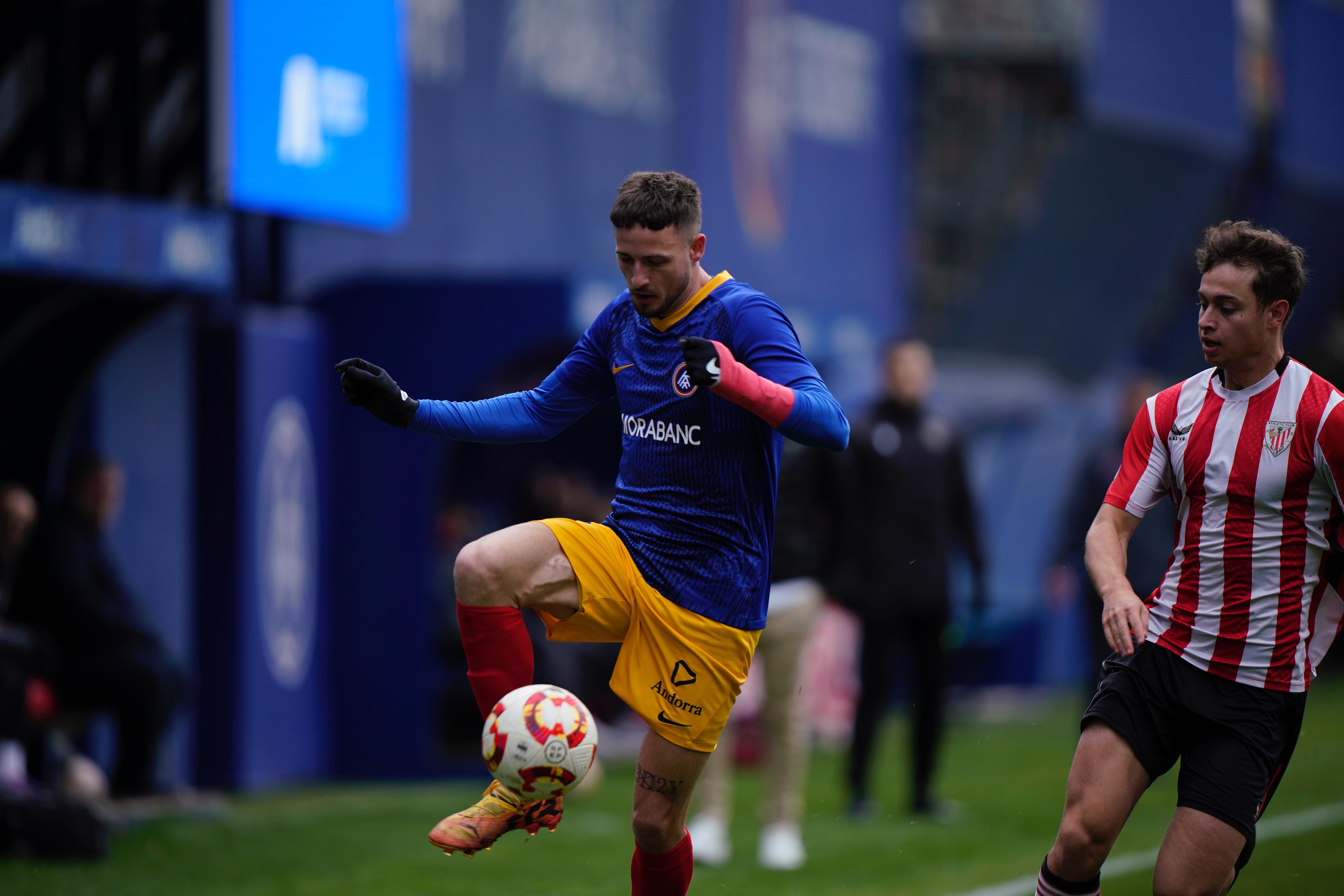 FC Andorra- Bilbao Athletic disputat a l&#039;Estadi Nacional aquest diumenge.