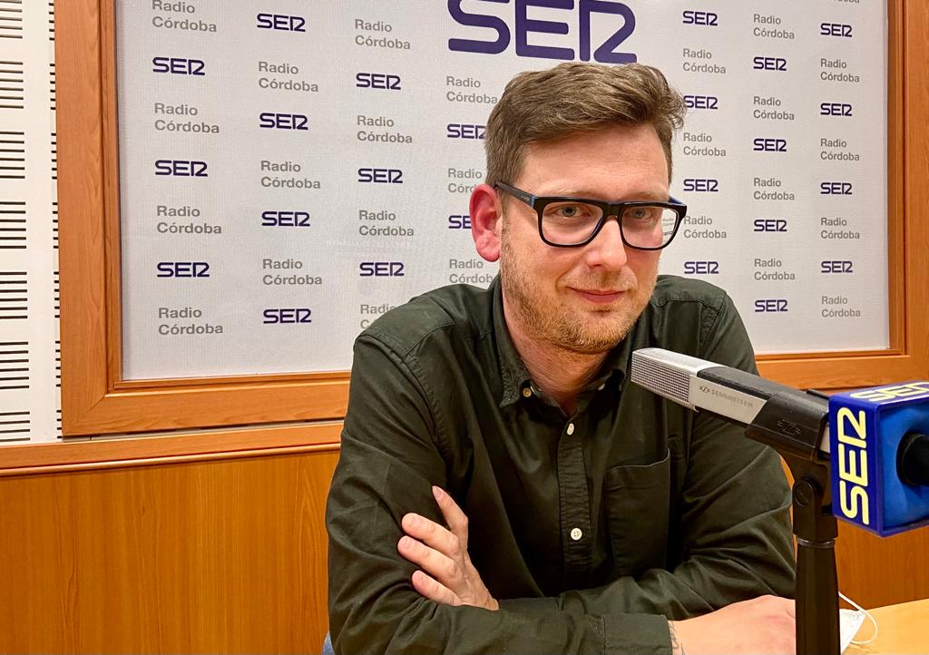 Gustavo Pérez, secretario general de AUGC Córdoba, en los estudios de Radio Córdoba - Cadena SER