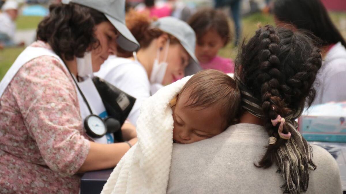 Un millón de desplazados venezolanos en riesgo