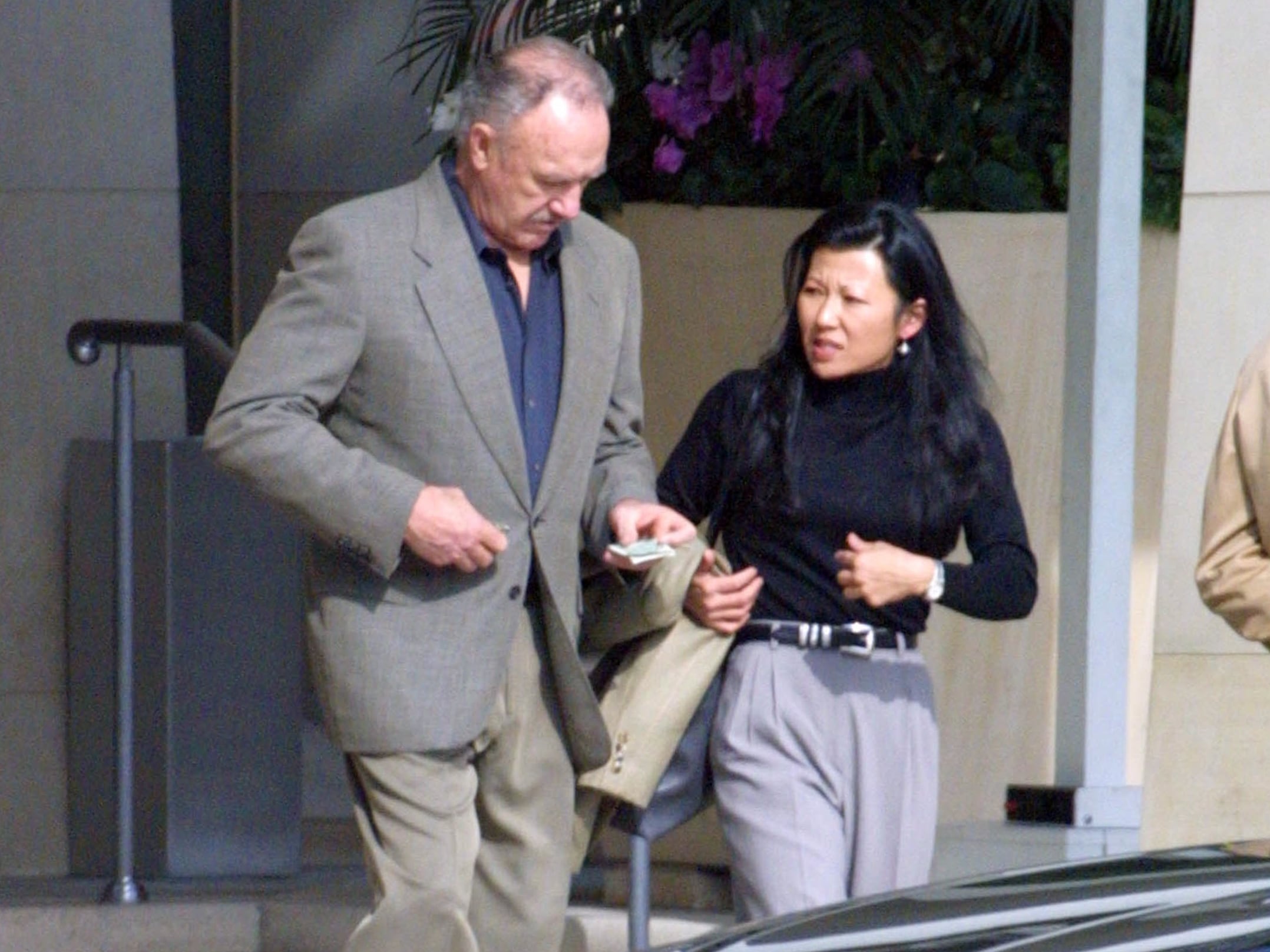 Gene Hackman y su mujer Betsy Arakawa en una fotografía de 2001 en Los Ángeles.