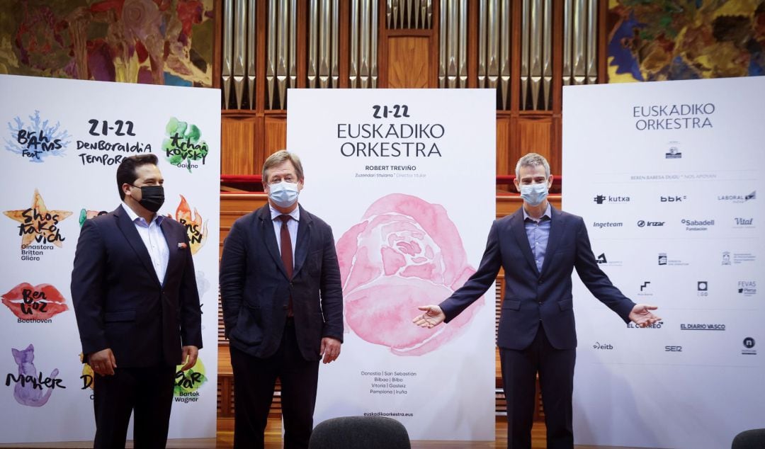 Presentación de la Temporada 21-22 con Robert Treviño, Bingen Zupiria y Oriol Roch