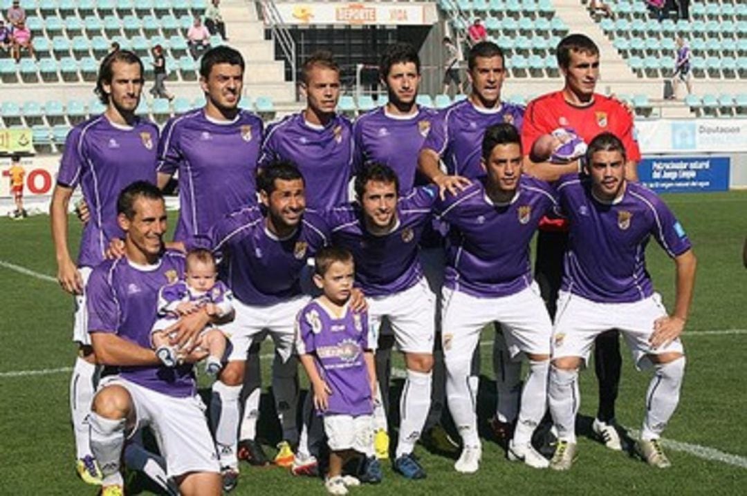 Este fue uno de los últimos onces del Palencia antes de su desaparición