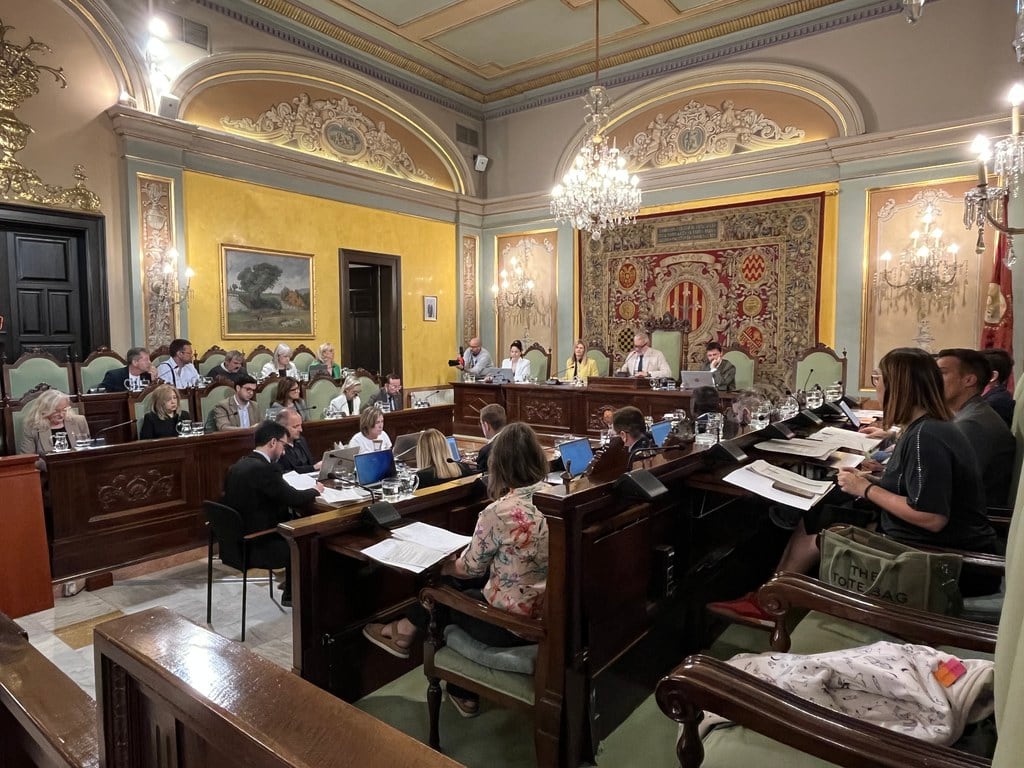 Aquest darrer dia d'abril s'ha celebrat el ple del nou POUM de la ciutat de Lleida. Foto: Paeria.