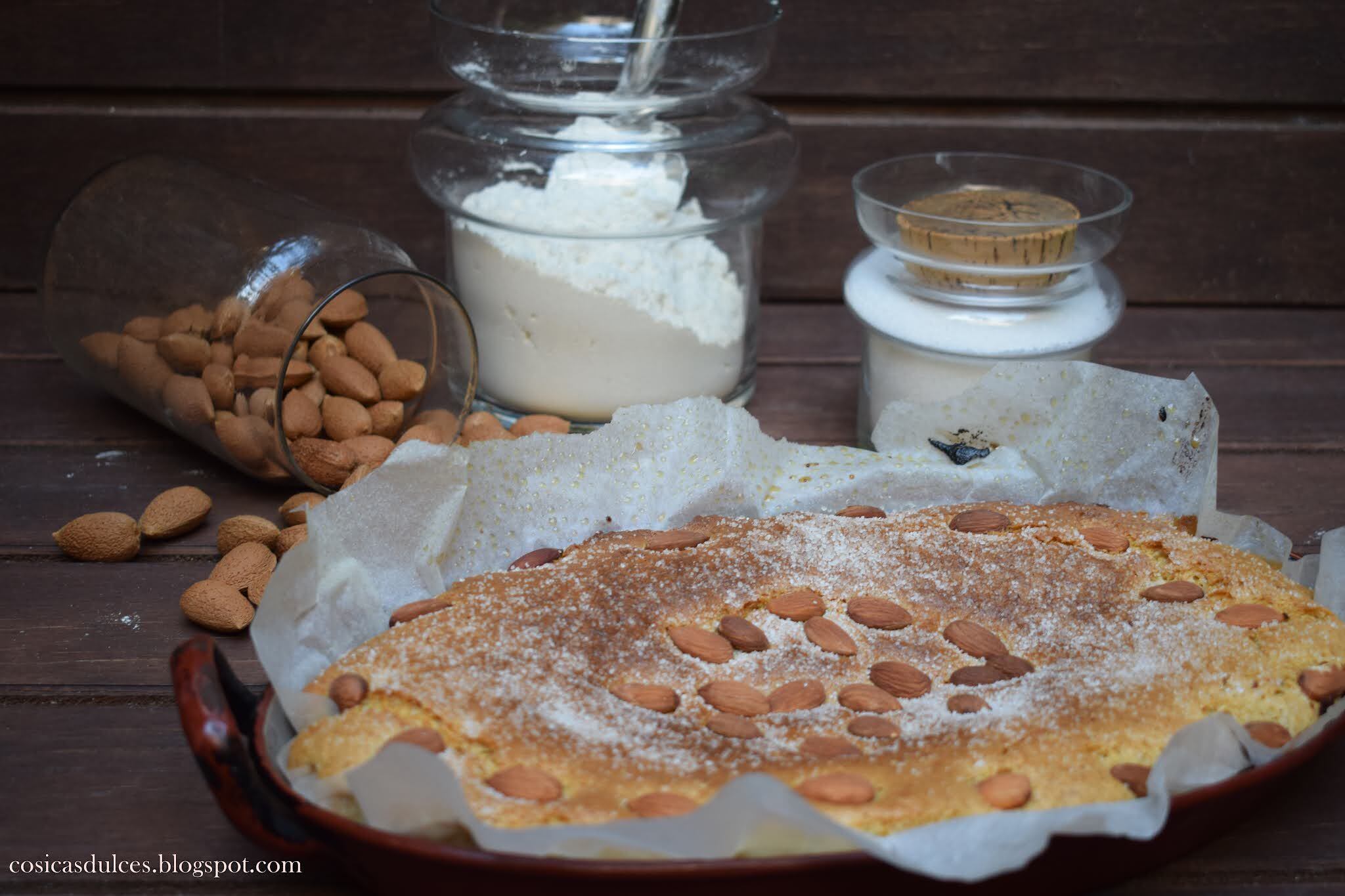 Una torta de aceite dulce y esponjosa