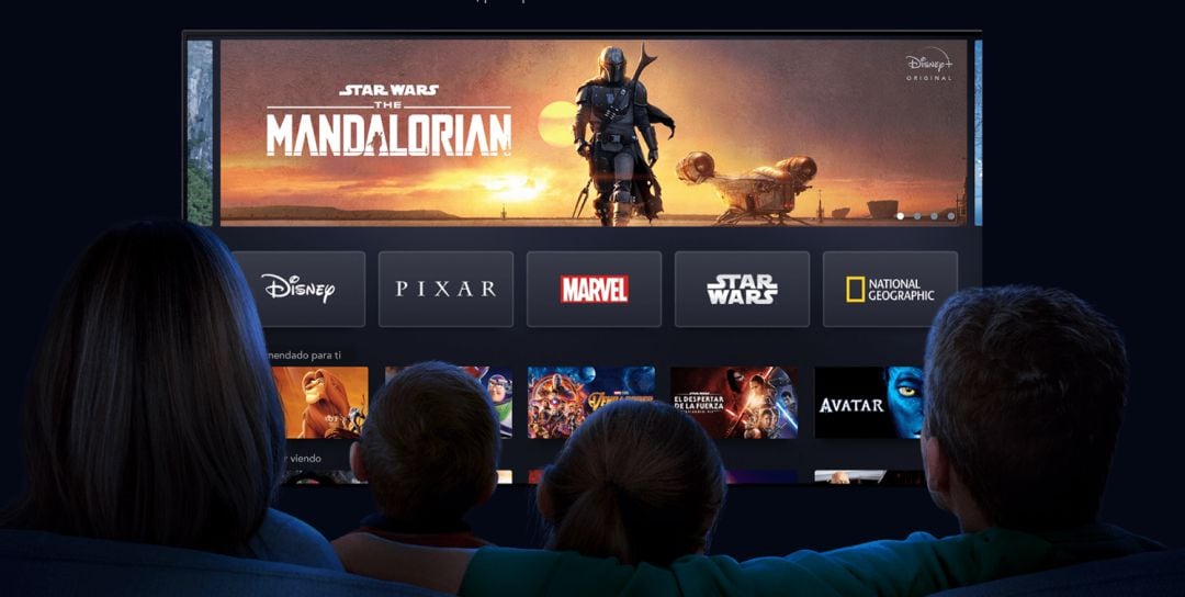 Así es la plataforma de streaming de Disney+