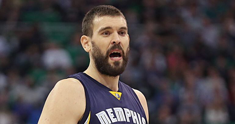 Marc Gasol, durante un partido con los Memphis