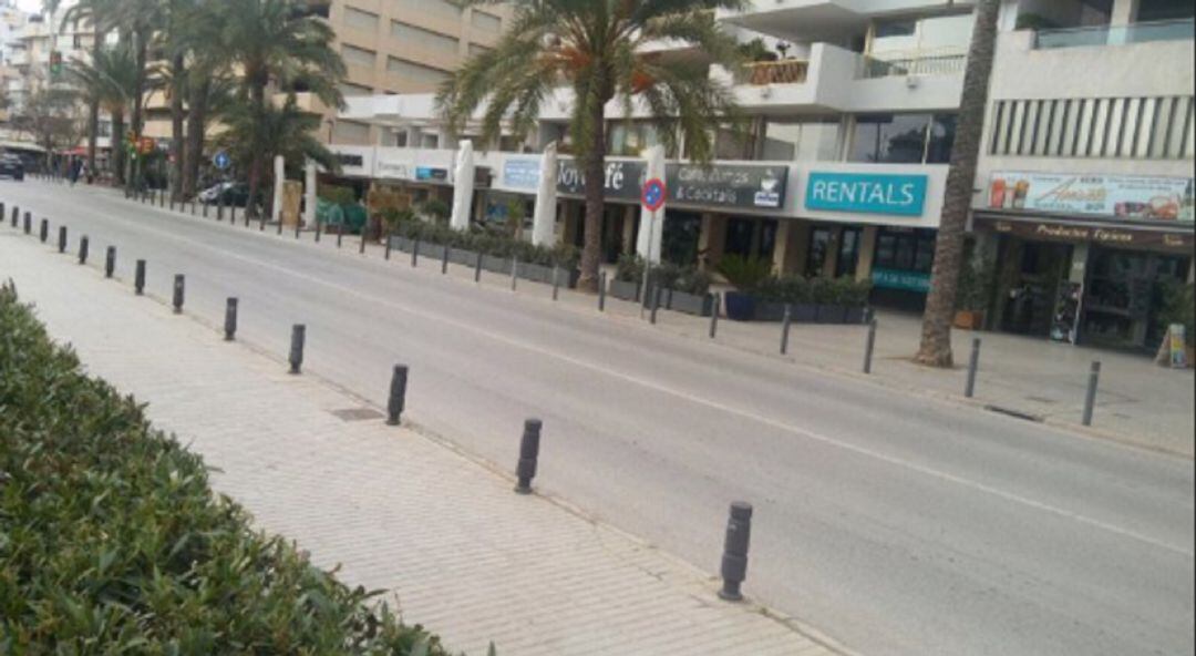 Imagen de la Avenida Santa Eulària