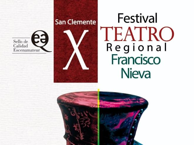 Cartel del X Festival de Teatro Regional Francisco Nieva