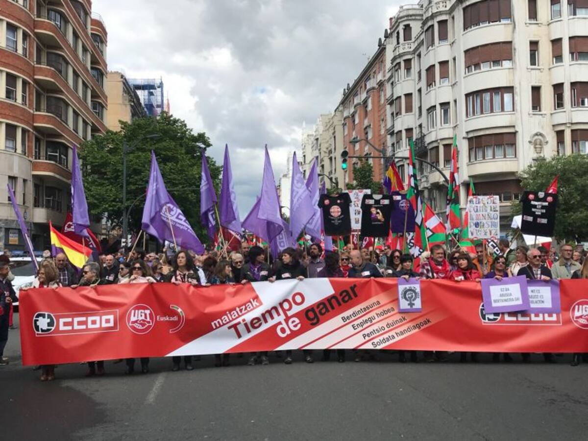 Mujeres y pensionistas centran la reivindicación