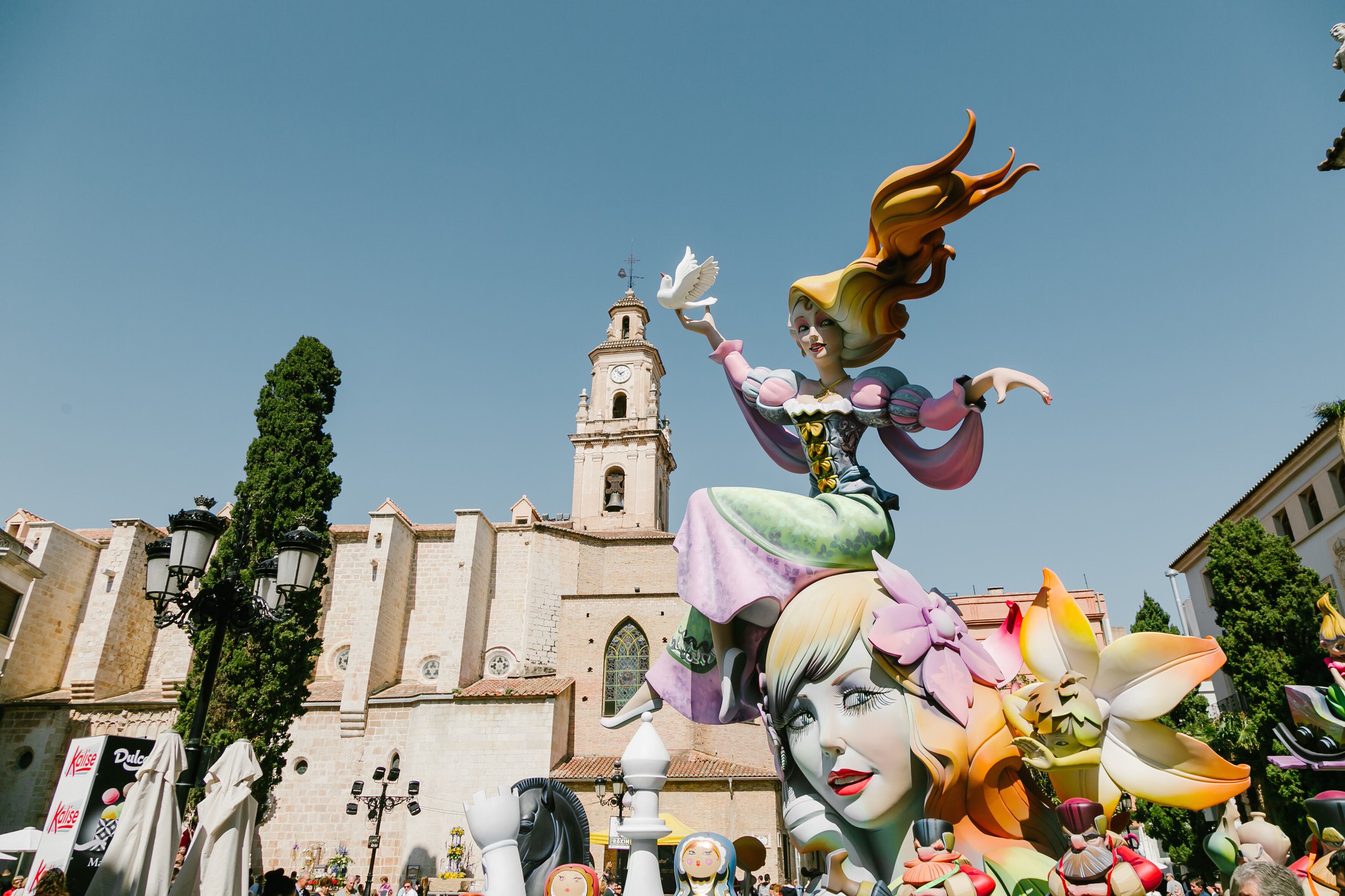 Falla de la Plaça del Mercat.