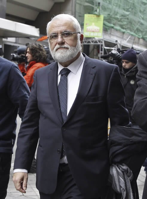 El presidente de les Corts Valencianes, Juan Cotino, a su llegada a la Audiencia Nacional