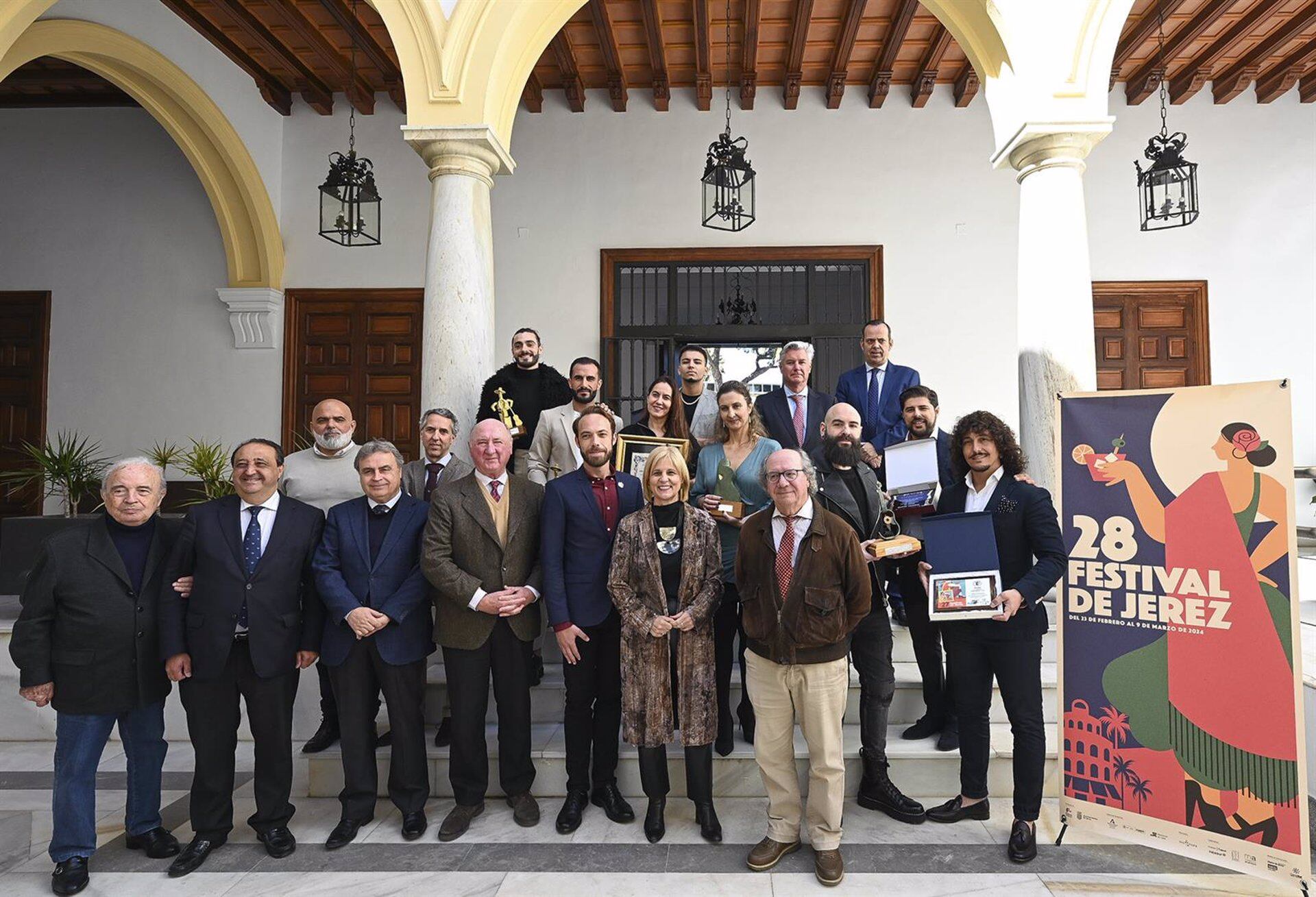 Galardonados con los premios del Festival de Jerez del pasado año