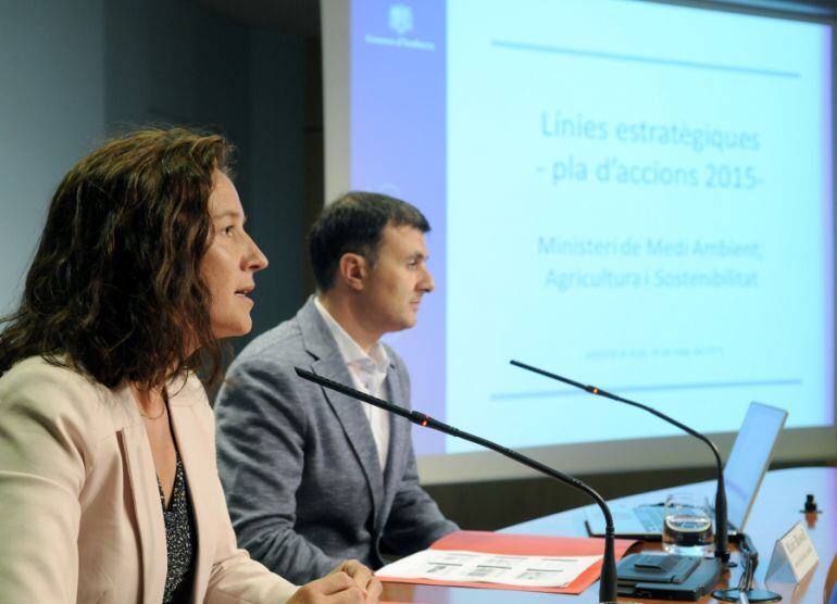 Sílvia Calvó, nova ministra de Medi Ambient, explica les línies mestres del seu departament