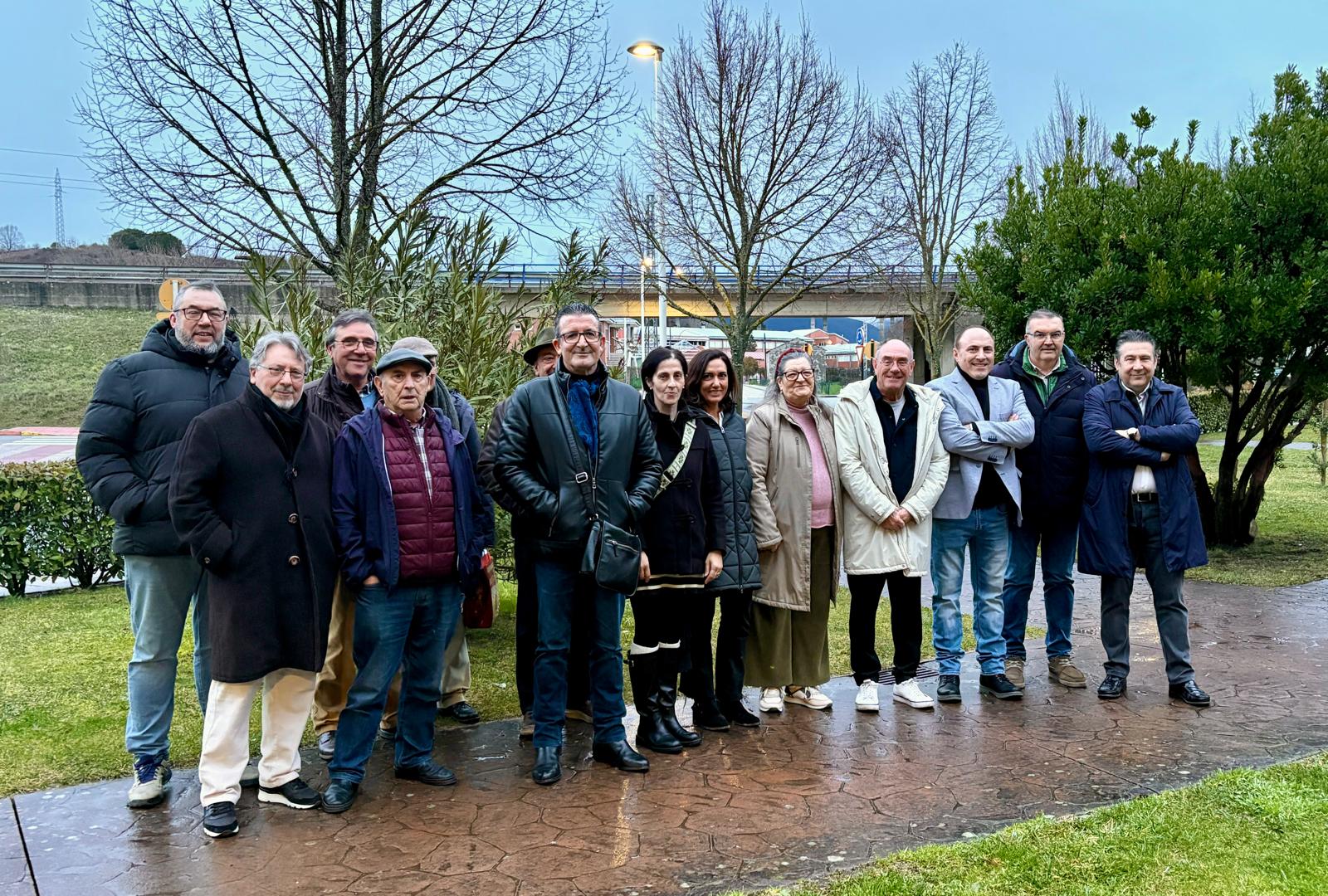 Miembros de la gestora en el Bierzo y de la dirección de la UPL