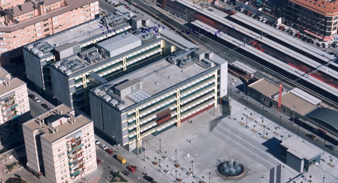 Panorámica aérea del ayuntamiento fuenlabreño.
