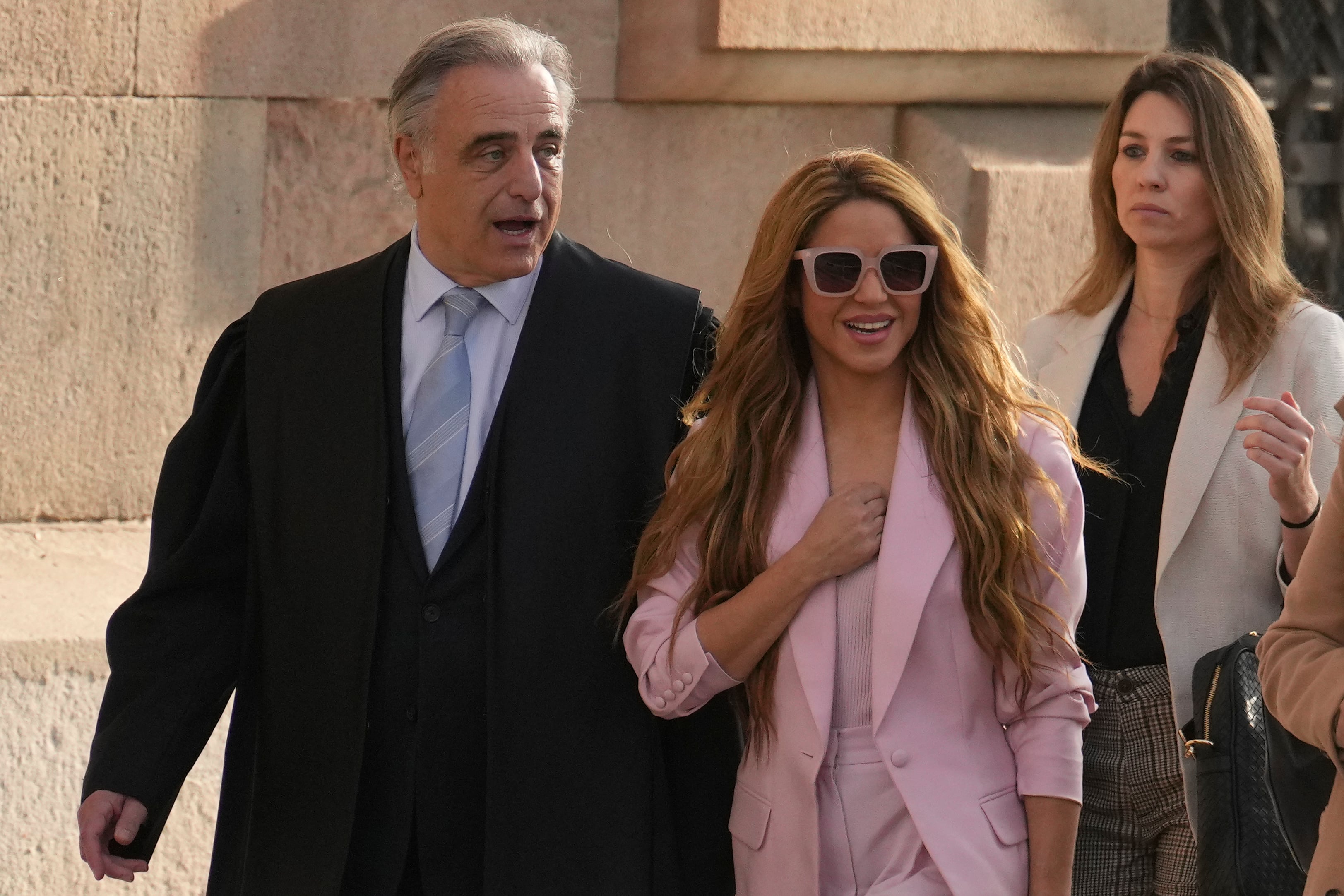 La cantante Shakira a su llegada a la Audiencia de Barcelona, en una imagen de archivo. EFE/Enric Fontcuberta