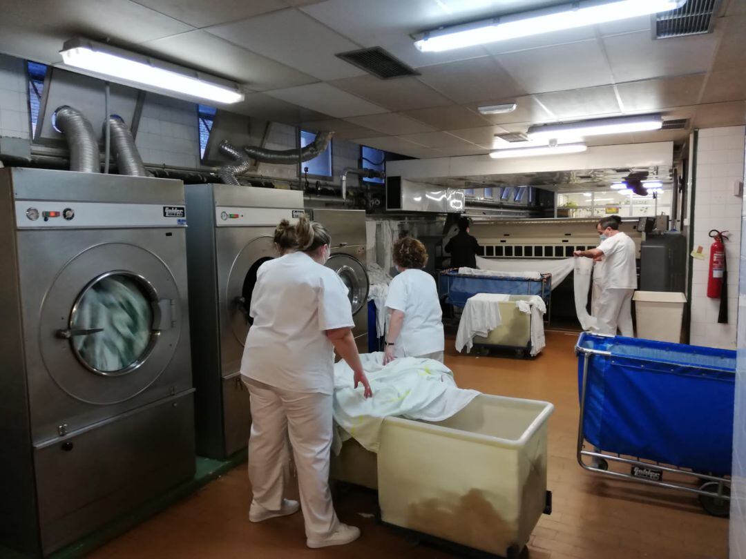 Lavandería del Hospital San Agustín de Linares.