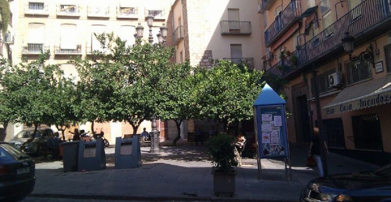 Plaza de Cervantes de Jaén.