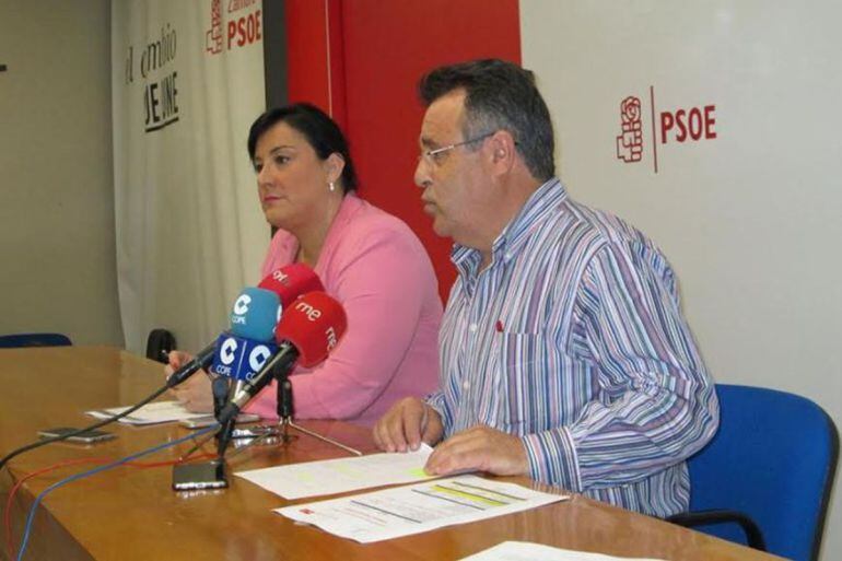 Los procuradores socialistas por Zamora, José Ignacio Martín Benito y Ana Sánchez