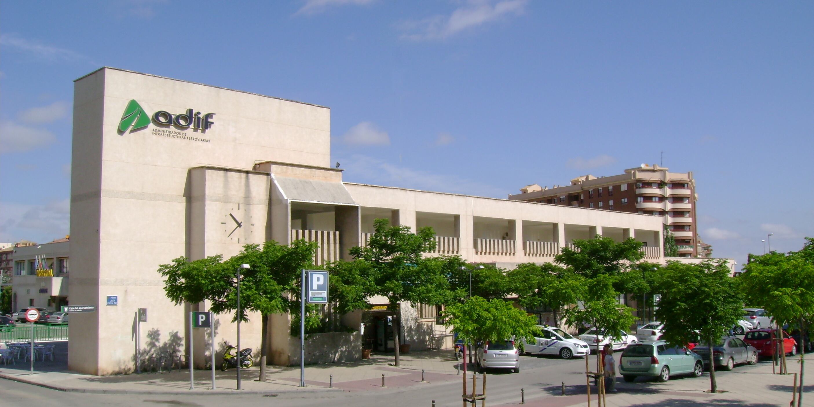 Estación de tren de Renfe en la capital jiennense