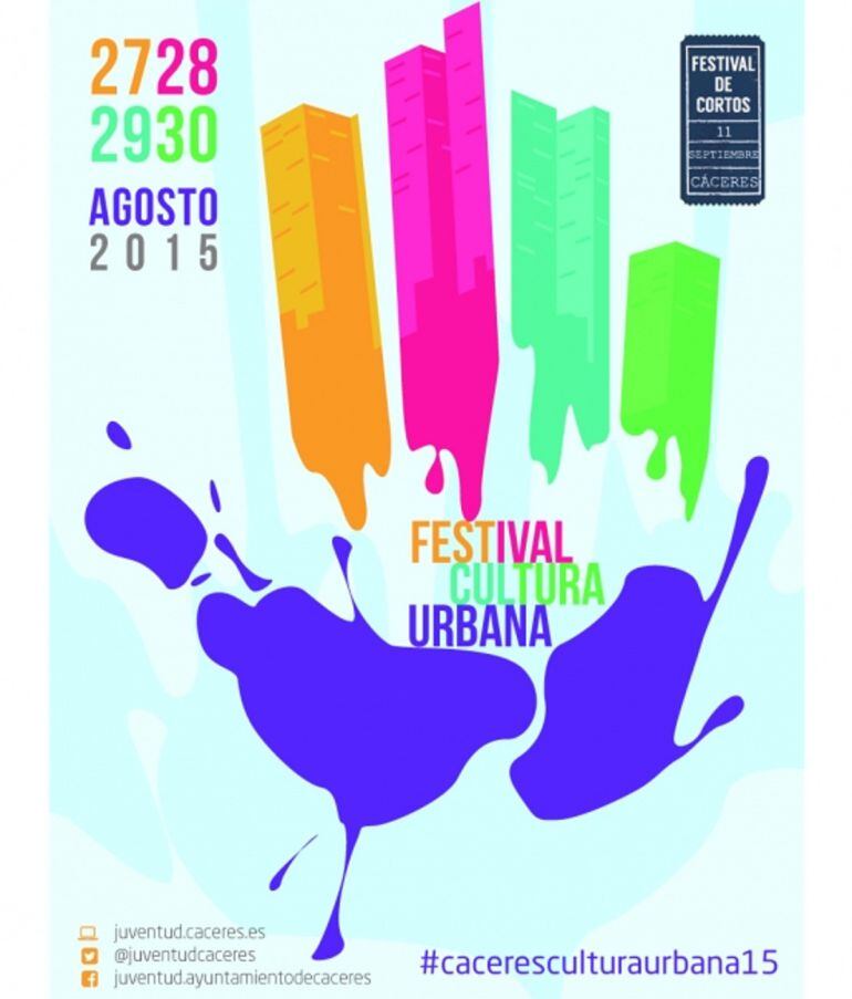 Cartel del festival cacereño.