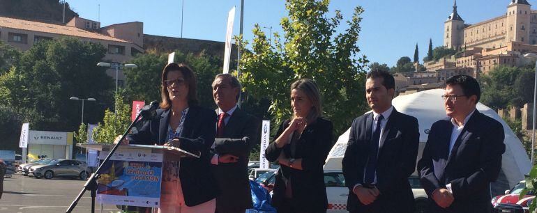 Acto inaugural de la 11ª edición de la Feria del Vehículo de Ocasión de Toledo en la explanada de Azarquiel, cercana a la estación del AVE 