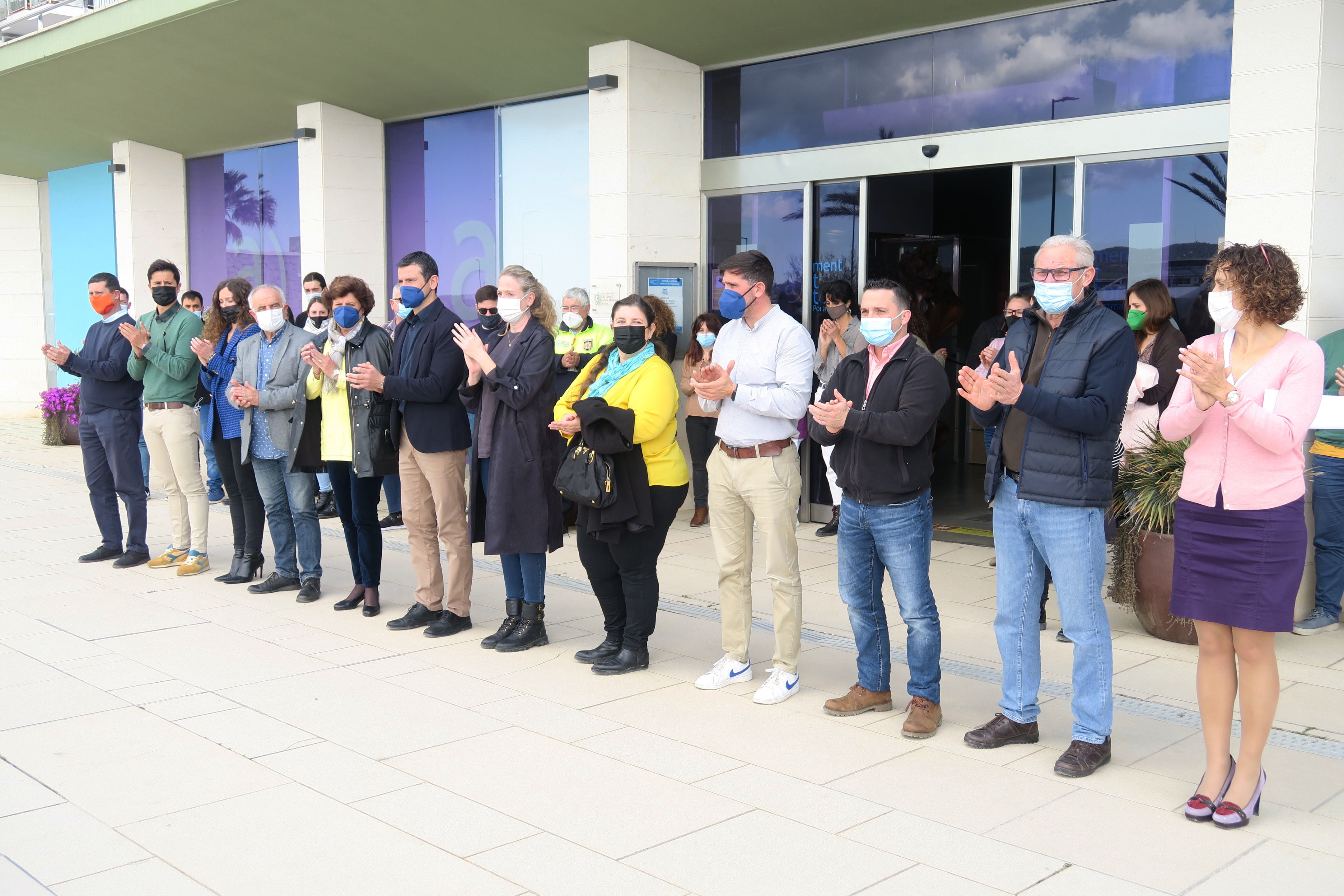 Concentración Sant Antoni (Ayuntamiento Sant Antoni)