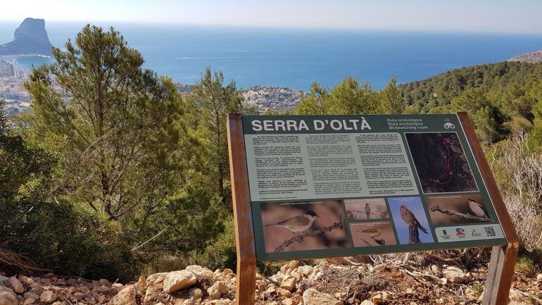 Vista de la Serra d&#039;Oltà (Calp)