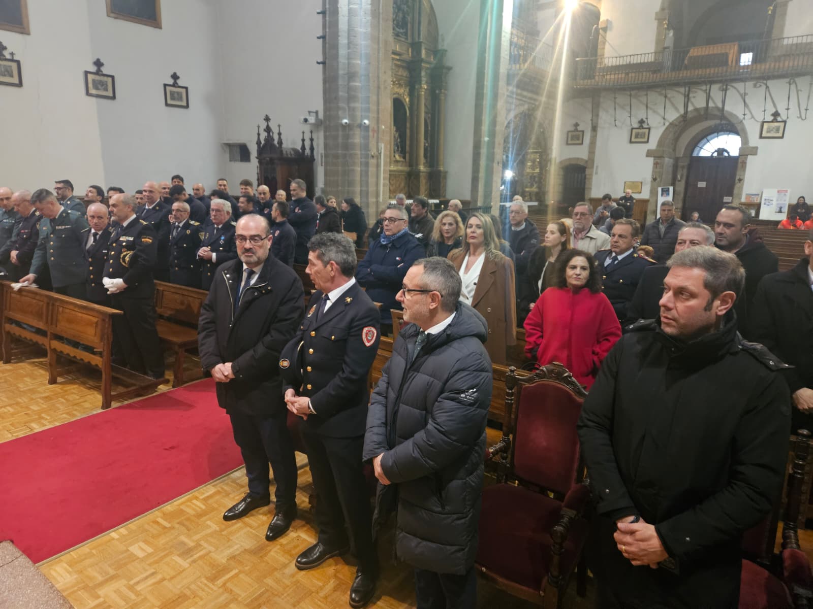 Acto en la Basílica por el patrono de los Bomberos, San Juan de Dios