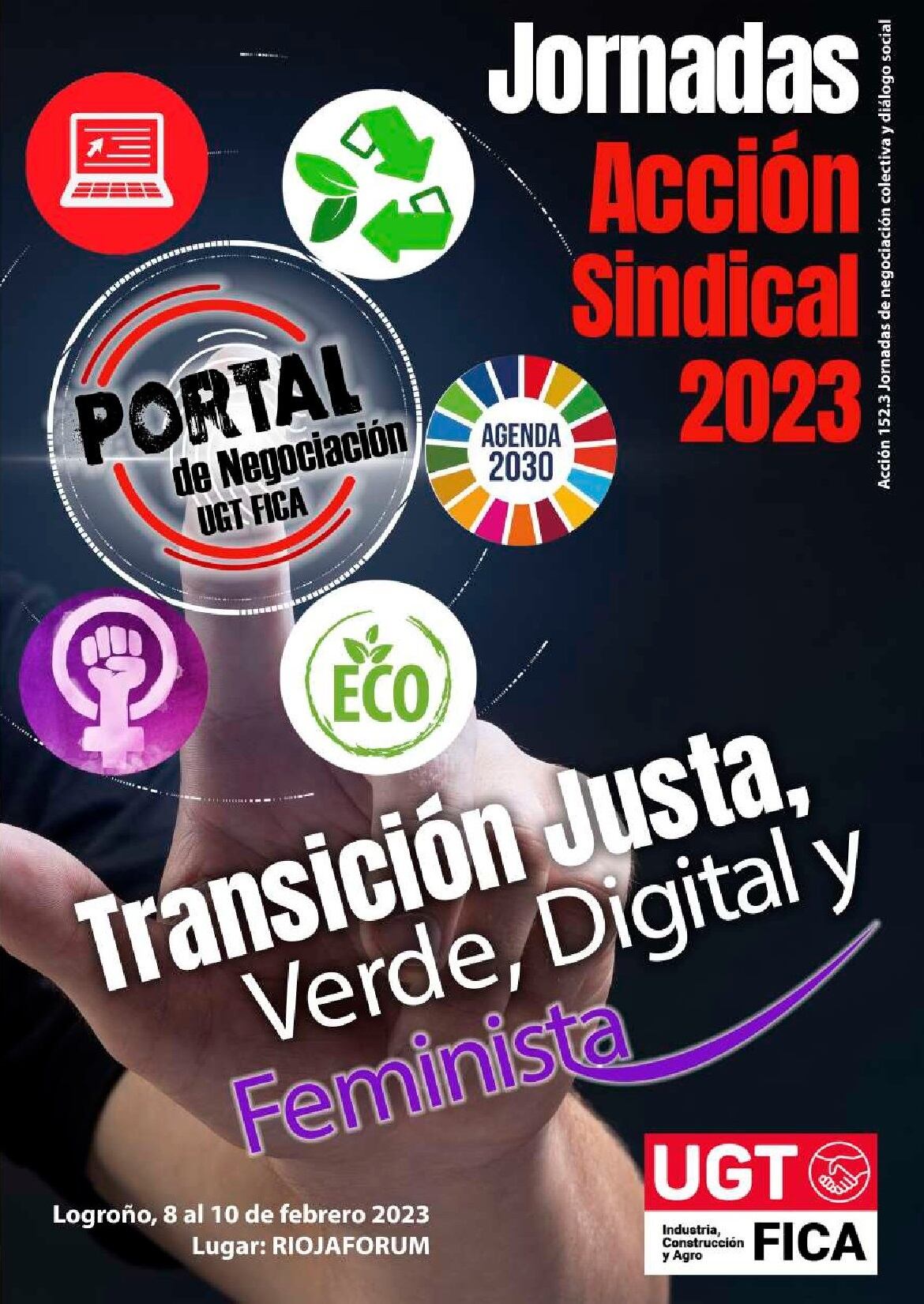 UGT FICA organiza en La Rioja las jornadas de acción sindical 2023.