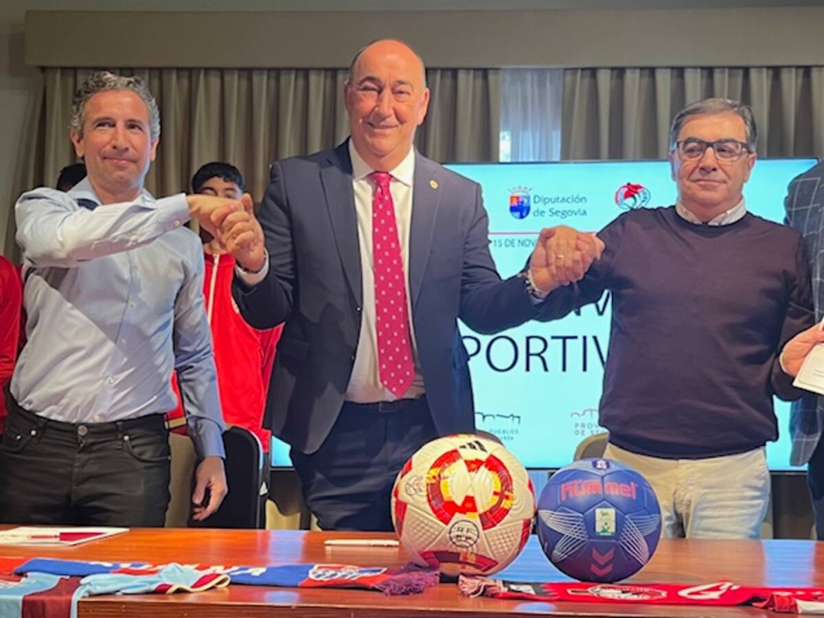 La Diputación de Segovia renueva sus convenios con Balonmano Nava y la Gimnástica Segoviana