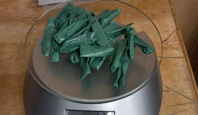 Droga intervenida en Botafuegos