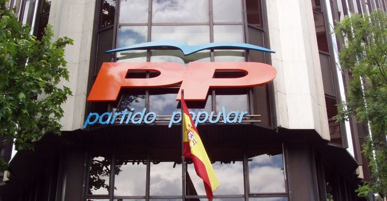 Sede del PP en la calle Génova de Madrid.