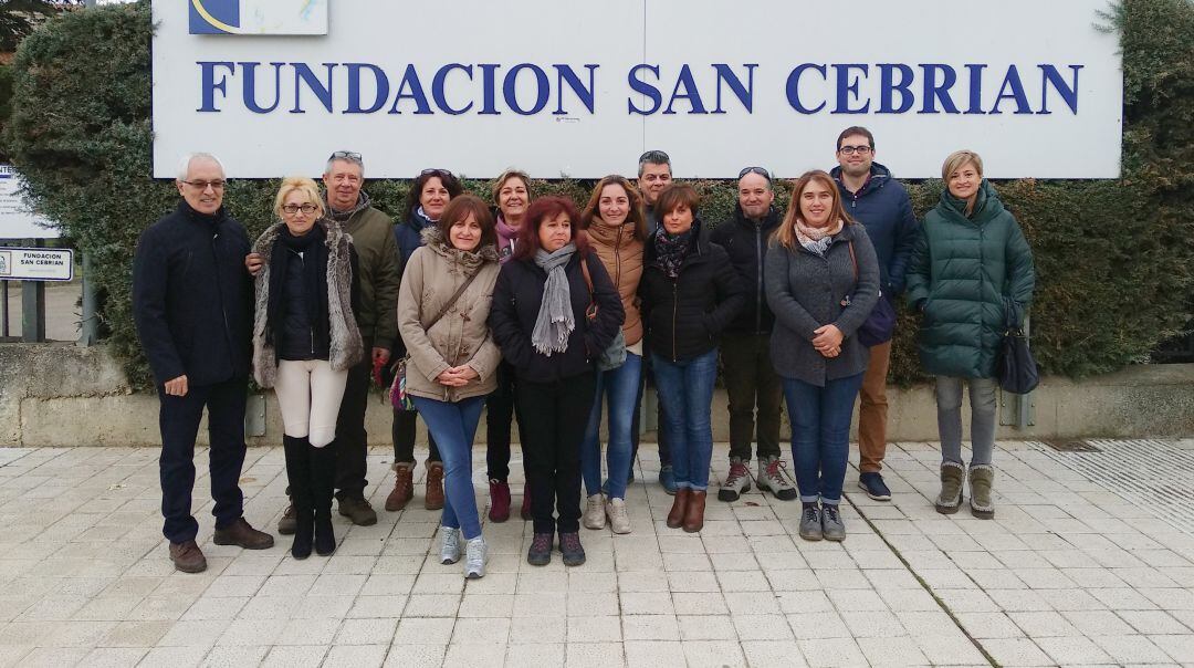 Foto de familia del programa de formación y empleo en Palencia