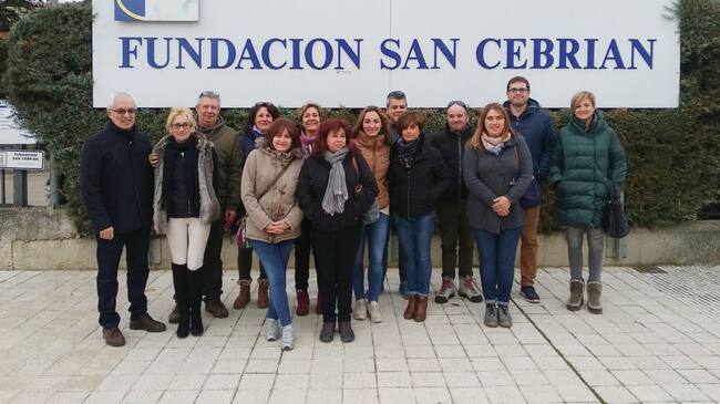 Foto de familia del programa de formación y empleo en Palencia