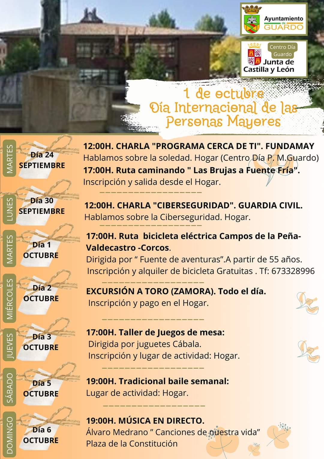 Actividades programadas en Guardo