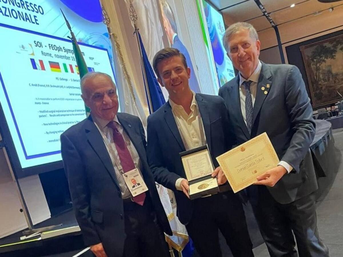 Un residente de Oftalmología del Hospital de Algeciras, premiado a nivel europeo