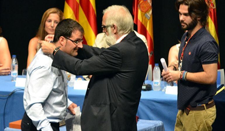 Benjamin Soler y Pepe Varó durante la toma de posesión