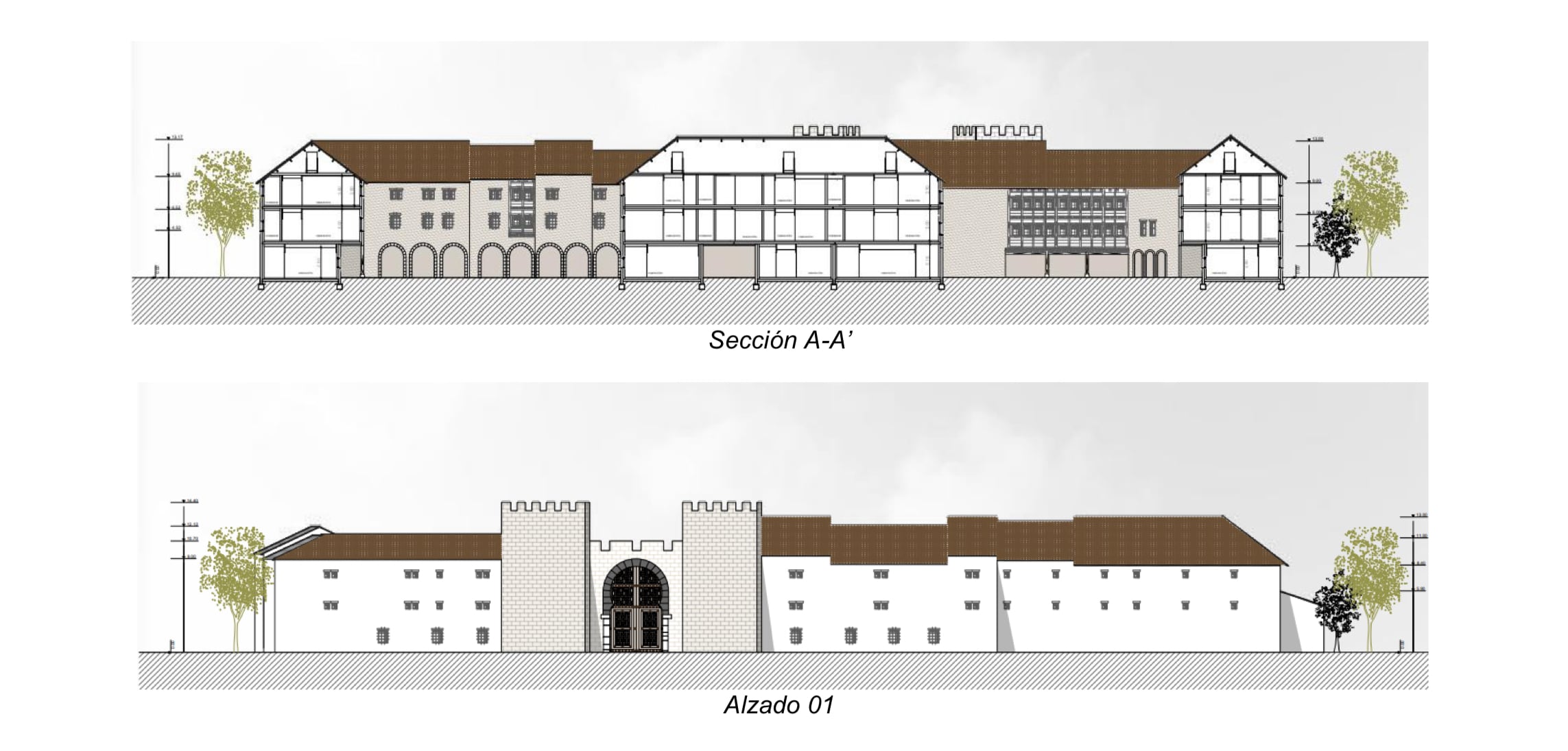 Imagen de cómo será el tercero de los hoteles que se levantará en Puy Du Fou en Toledo