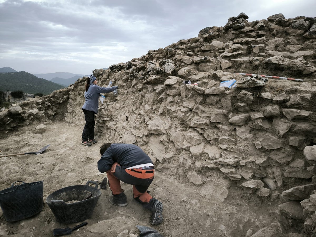 Yacimiento de los Castellones Bajos en Puebla de Don Fadrique