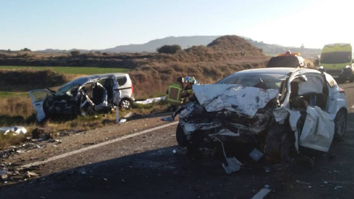 2 muertos en un choque frontal en la A-125 en Erla