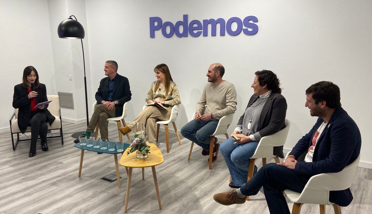 Presentación de las &quot;caras visibles&quot; de Podemos Aragón para las próximas elecciones