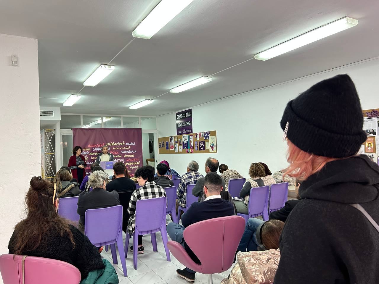 Presentación de las candidaturas de Podemos