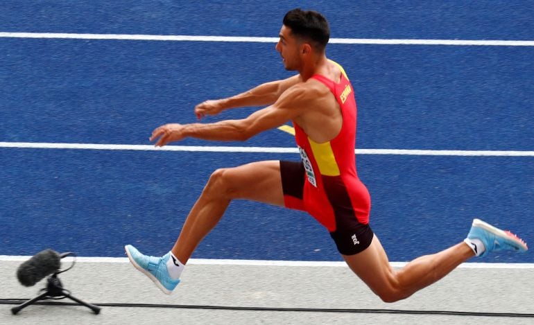 Pablo Torrijos durante la clasificación