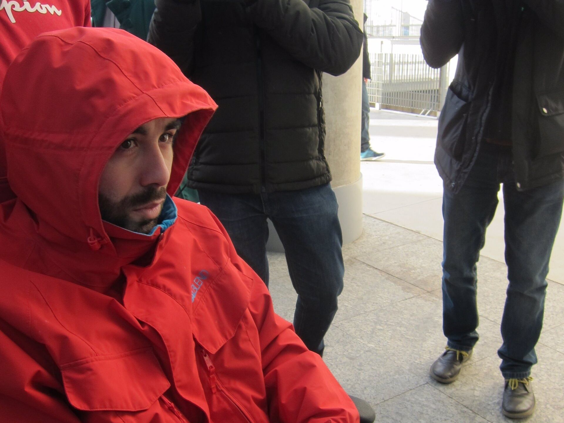 07/02/2017 Imagen de Andrés M., víctima de una agresión a manos de un portero que no estaba trabajando en Murcia, a su llegada a la Ciudad de la Justicia
POLITICA ESPAÑA EUROPA MURCIA JUSTICIA
