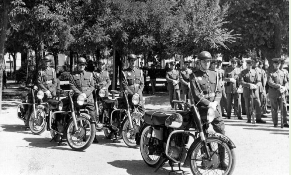 Guardias Civiles formados en el Parque de La Concordia de Guadalajara